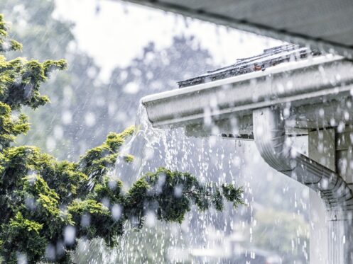 overflowing gutter